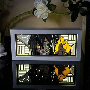 Nouveau design 3D haute qualité anime tueur de démons <span class=keywords><strong>kimetsu</strong></span> <span class=keywords><strong>no</strong></span> <span class=keywords><strong>yaba</strong></span> lampe de sculpture sur papier boîte à lumière LED de nuit pour la décoration de la maison - Product Image 5
