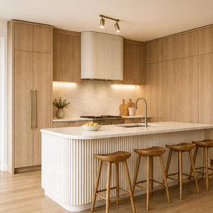 19 Anni di Esperienza: Fabbrica di Foshan, Design Moderno di Mobili da <span class=keywords><strong>Cucina</strong></span> Bianchi, Progetti Personalizzati, Armadi da Dispensa, Vendita all'Ingrosso - Product Image 3