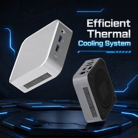 PC con Ventilador Integrado N150 N100, 4 LAN, 6 USB, 2COM, DP, HDMI, Sistema Windows Linux para Automatización Industrial