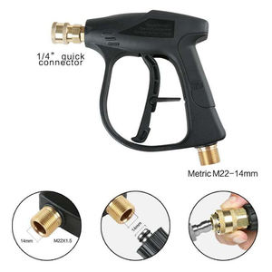 Pistolet à eau de lavage de <span class=keywords><strong>voiture</strong></span> à haute pression Pichet en mousse PA haute pression 1/4 Pistolet de pulvérisation à prise rapide pour nettoyeur haute pression avec cinq buses de couleur - Product Image 5