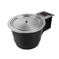 Barre de gril enduite de poudre de machine de gril de BBQ coréen commercial