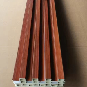 WPC BUCKLE Grille สำหรับห้องน้ำสีเทาผ้าลินินสีดำลายหนังส้มโอดีไซน์ทันสมัยฝาครอบฟิล์มพีวีซีสำหรับตกแต่งภายใน - Product Image 6