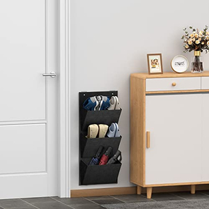 Organizador Colgante de Pared, Paquete de 2, Zapatero para Almacenar Pares de Zapatillas de Talla Grande, Botas, Soporte para Zapatos, Colgadores de Zapatos para Puerta - Product Image 2