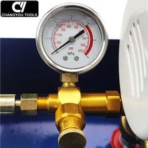 Máy bơm thử áp lực thủy lực di động DSY-25 2.5MPA, máy kiểm tra ống nước PPR, bơm áp lực hai xy lanh - Product Image 4