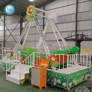 Mini Barco Pirata eléctrico para interiores, columpio, parque de atracciones temático al aire libre, Paseo de fibra de vidrio duradera, venta de Metal y acero de silicona - Product Image 3