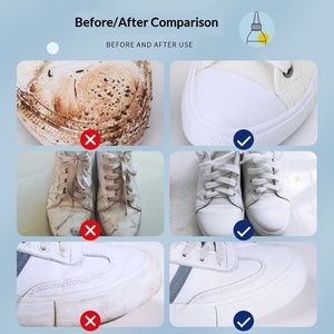Bolígrafo Blanqueador Instantáneo para <span class=keywords><strong>Zapatos</strong></span>, <span class=keywords><strong>Gel</strong></span> <span class=keywords><strong>de</strong></span> Limpieza Portátil para Zapatillas Blancas con Cabezal <span class=keywords><strong>de</strong></span> Esponja, Elimina Manchas Amarillas, 120 ml, Marca Privada - Product Image 4