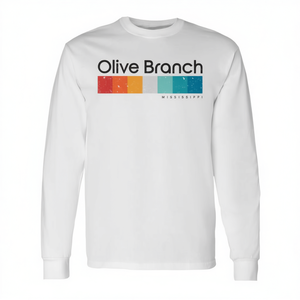 T-shirt a maniche lunghe retrò Olive Branch Mississippi Usa - Product Image 2