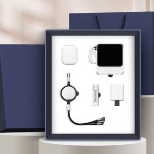 Vendita calda di prodotti personalizzati di lusso promozionali di <span class=keywords><strong>Marketing</strong></span> USB chiavetta in metallo porta-penna con carta di nome aziendale Set regalo aziendale - Product Image 3