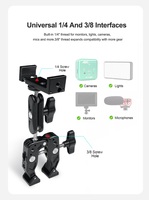 RELIFE TO2 Pince multidirectionnelle pour fixer les appareils photo, les téléphones, les tablettes et les appareils auxiliaires