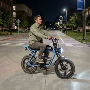 Dört Mevsim Yüksek Görünürlüklü, LED Farlı, Şehir İçi Elektrikli Bisiklet, Kampüs Gece Servis Yolları için Uygun - Product Image 4