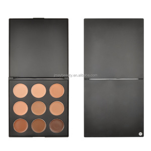 Paleta de <span class=keywords><strong>Corrector</strong></span> Neutral Blanqueador e Iluminador de 9 Colores de Marca Privada, Sin Logotipo, Perlas, Crema de Contorno, Cobertura Mineral - Product Image 1