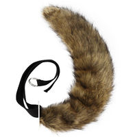 Vente chaude Halloween Cosplay Accessoire Personnalisable Couleur Style Personnalisé En Peluche Loup Fournitures Queue Ensemble Furry Fox Tail