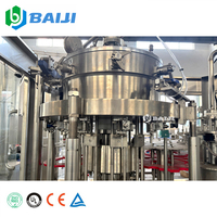Ligne de production entièrement automatique de boissons gazeuses en bouteille PET, machine de lavage, de remplissage et de bouchage, équipement de traitement complet