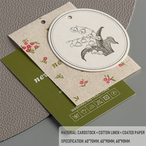 <strong>Custom</strong> Luxury Retro Clothing Swing <strong>Hang</strong> <strong>Tag</strong> Coated Paper <strong>Tag</strong> Clothing Label Price <strong>Tags</strong> for Garments Shoes Socks Free Design - Product Image 2