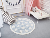 Tapis doux pour bébés Tapis de jeu rampant pour enfants Tapis de jeu en coton Tapis de chambre d'enfants