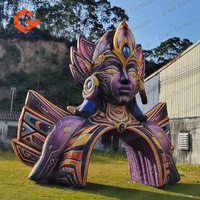 Nouvelle conception de stand gonflable pour événements, arche gonflable déesse, accessoires décoratifs gonflables pour festivals de musique et décoration de scène