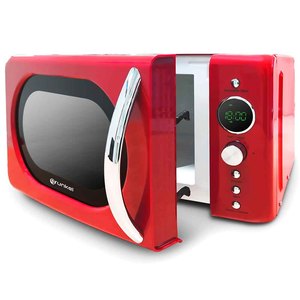 Horno Microondas Digital Grunkel de 20L y 700W, Rojo, con Temporizador y Ajustes de Potencia para Uso en la Cocina - Product Image 6