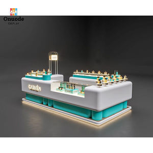 Kiosco de Isla Personalizado con LED para Perfumes y Cosméticos |   Vitrinas Ecológicas |   Puesto de Venta Minorista en el Centro Comercial |   Diseño de Tienda Integral - Product Image 3