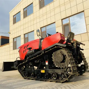 35 PS Raupen traktor mit kompaktem Bulldozer Mini Bulldozer