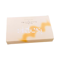 Boîte d'emballage personnalisée pour faux cils avec rabat articulé, coffret cadeau pour kit de cils avec insert en papier et séparateurs en plastique à changement progressif