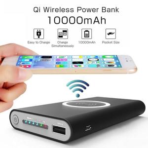 Banca di Potere senza fili Impermeabile Portatile 10000 <span class=keywords><strong>MAh</strong></span> Dual USB per Tutto il <span class=keywords><strong>Telefono</strong></span> Powerbank Veloce di Ricarica <span class=keywords><strong>Batteria</strong></span> Esterna - Product Image 5