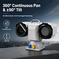 Ultra Rápido 120 ° Cámara Térmica PTZ con Sensor Dual EO IR y Capacidad de Detección de 30 KM