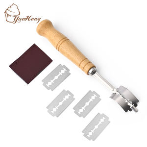 Set kuas pembersih roti, 13 buah, kit adonan roti fermentasi tahan keranjang dengan liner, pemotong adonan Denmark, sikat pembersih - Product Image 3