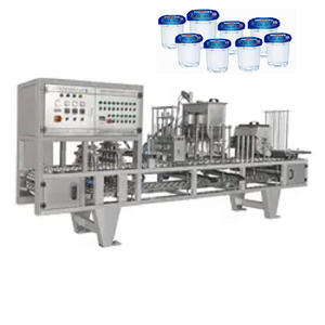 Machine de remplissage et de scellage compacte en acier inoxydable de haute précision Eastbest OEM personnalisée pour ligne de production de petites tasses d'eau - Product Image 1
