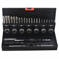 Tarauds à cannelures spirales M3-M12 en acier premium, entièrement affûtés, revêtement étain, queue carrée, pour filetage efficace des matériaux durs, durables ANDUUK