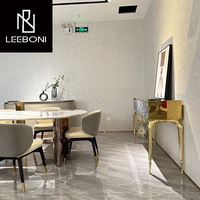 Dessus en marbre Luxe Nouveau Design Moderne Italien 8 Chaises Ensemble de Salle à Manger 6 Chaises Table à Manger Meubles de Luxe