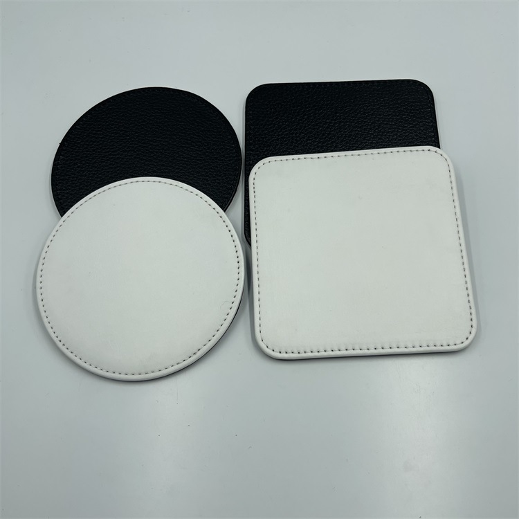 100 мм DIY пресс-теплопередачи печатных ремесла подарок сублимации коврик для мыши с изображением пустой PU кожаный коврик для мыши