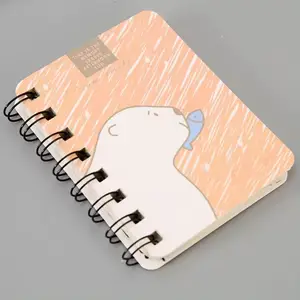 Hot Style Glue Binding Pu Cover Waterproof Portable Custom Notebook Journal Diary Business Planner For Student