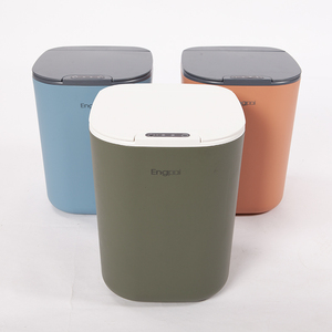 Electric Trash Bin 14/16L Smart Waste Basket Electric Intelligent Induction Touchless Sensor Automatic Household Bedroom Garbage Trash Bin Can