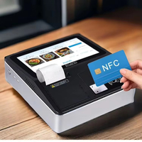 Tablette de bureau de 11.6 pouces systèmes Android Pos Terminal caisse enregistreuse lecteur NFC écran tactile système Pos pour magasin de détail
