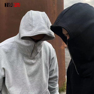 Wholesale Custom Logo Pullover <strong>Hoodie</strong> for <strong>Men</strong> High Quality Terry Fabric Sweatshirts Boxy Y2kFit Streetwear With Designer Graphic - Product Image 1