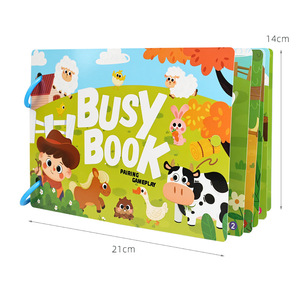 Libro de Pegatinas Silenciosas de Dibujos Animados para Educación Temprana <span class=keywords><strong>SheIn</strong></span> TK, Juguete Educativo para Niños, Kit de Materiales para Manualidades, Libro de Imágenes Reutilizable - Product Image 6