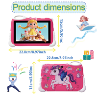 YPORANGECHENG Tablet Android 7 Inci untuk Anak-Anak 2GB 32GB Quad Core Tablette Dengan Logo Kustom