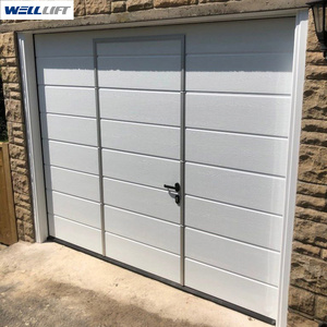 Vente en gros <span class=keywords><strong>de</strong></span> portes <span class=keywords><strong>de</strong></span> <span class=keywords><strong>garage</strong></span> sectionnelles bon marché 16x7 16x8 8x7 avec <span class=keywords><strong>porte</strong></span> piétonne ou fenêtres - Product Image 1