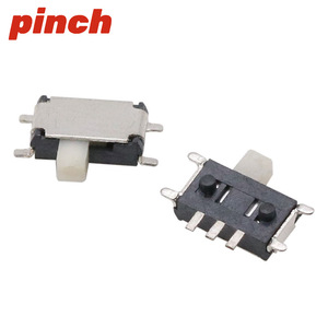 Pinch Toggle <b>Switch</b> 6 Pin Horizontal Miniature Slide 12mm IP50 Electronic Products - Product Image 1