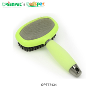 ORIENPET & OASISPET Brosse double face pour animaux de compagnie Brosse à lisser pour chiens Outils de toilettage pour animaux de compagnie OPT77434 Produits pour animaux de compagnie