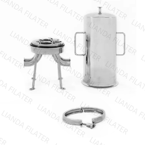 LIANDA High Quality Stainless Steel 304 316 New 10 20 Inch Single Cartridge <strong>Filter</strong> Housing for Industrial Filtration Filtration - Product Image 6