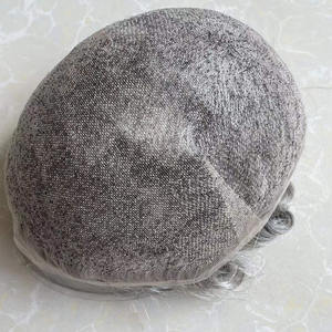 Tupé de Cabello Completo con Encaje <span class=keywords><strong>para</strong></span> Hombre, 100% Cabello Humano Natural, Indetectable, con Encaje Suizo, <span class=keywords><strong>para</strong></span> Hombres <span class=keywords><strong>Mayores</strong></span>, Color 1B80 - Product Image 3