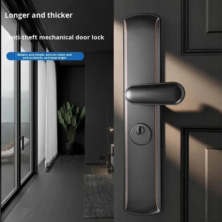 Modern Anti-Theft Stainless Steel Door Lock Set with Touch Control ...