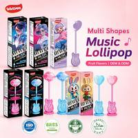 Music Lollipop Sugar Free Children's Snack Hard Candy Lollipops Sweets Candy Toys Supplier Tasty Sounds Audio Fun Lollipop Candy
