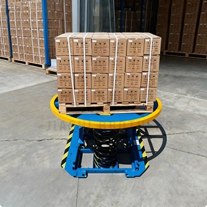 Positionneur de palettes à ressort léger, <span class=keywords><strong>table</strong></span> élévatrice à carrousel de palettes à actionnement par ressort - Product Image 2