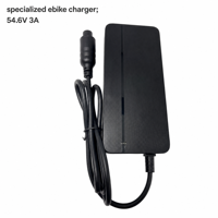 Chargeur universel Joyun Factory dernière génération 54,6V3A 168W avec protection contre les surcharges/surtensions pour vélos électriques spécialisés