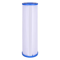 Système de filtration pour baignoire de douche extérieure à immersion froide, design cylindrique, léger (0,5 kg) pour un traitement de l'eau tout-en-un
