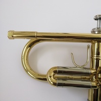 Yellow Brass Imported From Germany Bb Key Gold Lacquer Trumpet