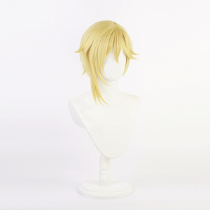 Perruque de cosplay Ainizi de 30 cm, blonde courte, synthétique, personnage de <span class=keywords><strong>Nito</strong></span> Nazuna, de l'ensemble Ensemble Stars - Product Image 3
