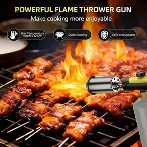 Antorcha de Propano para Cocina, Encendedor de Carbón para Fogatas, Antorcha para Parrilla con Encendedor y Llama Ajustable para Cocinar - Product Image 2